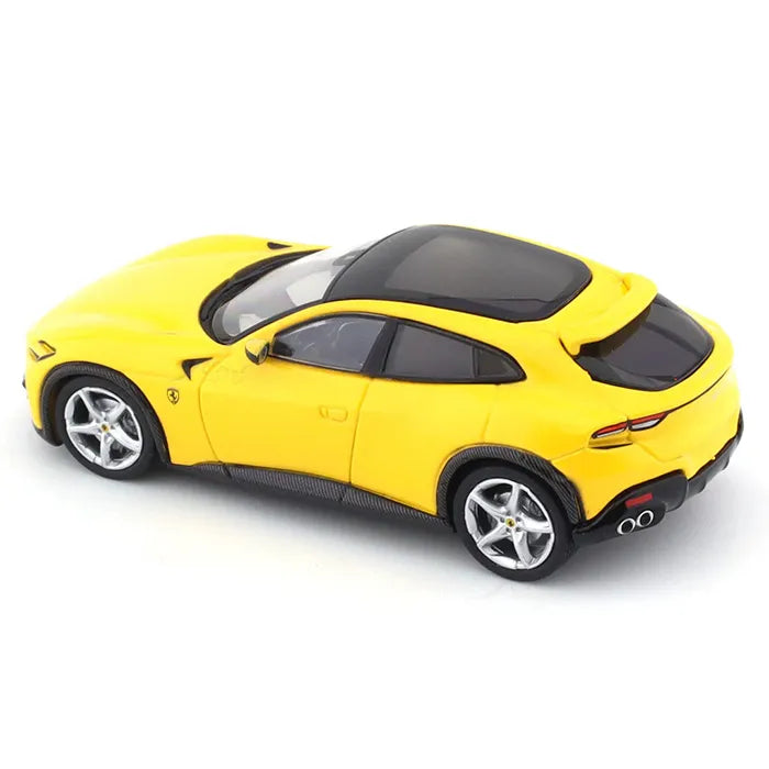 Miniature Ferrari Purosangue V12 Yellow 1:64 - KEYPIT™
