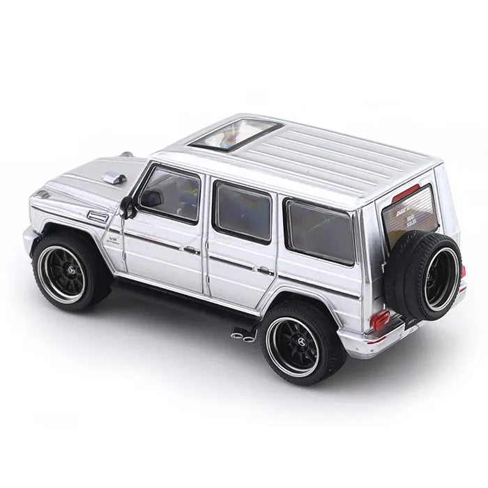Miniature Mercedes-Benz G63 AMG Silver 1:64 - KEYPIT™