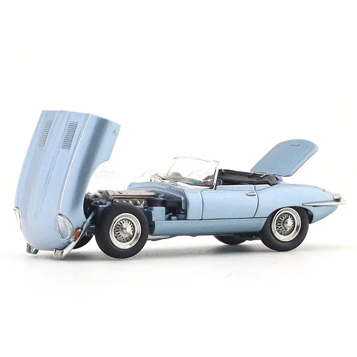 Miniature 1961 Jaguar E-Type Roadster blue 1:64 - KEYPIT™