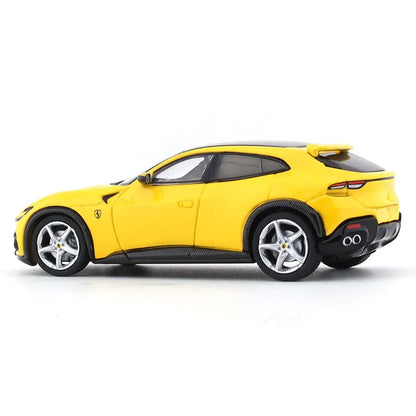 Miniature Ferrari Purosangue V12 Yellow 1:64 - KEYPIT™