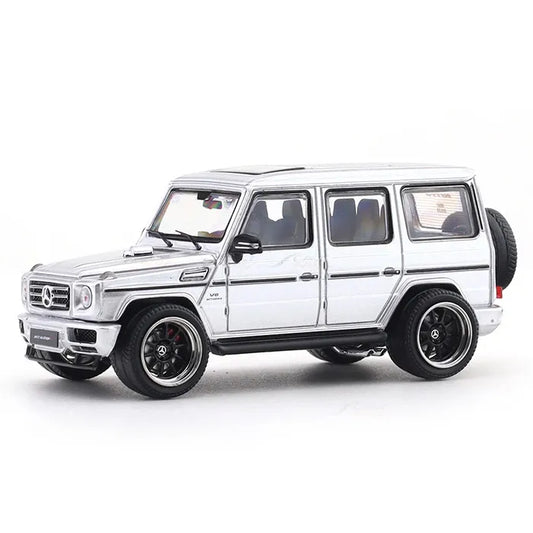 Miniature Mercedes-Benz G63 AMG Silver 1:64 - KEYPIT™