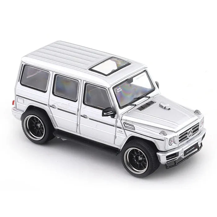 Miniature Mercedes-Benz G63 AMG Silver 1:64 - KEYPIT™